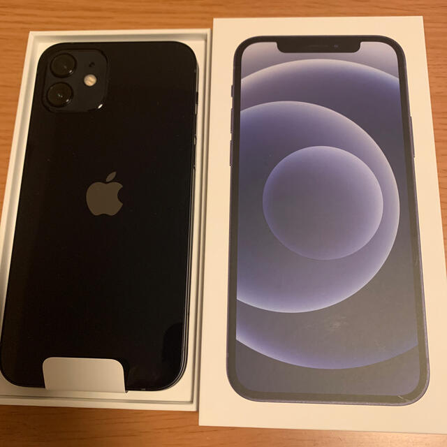Apple - 未使用　iPhone12 64GB ブラック本体と付属品