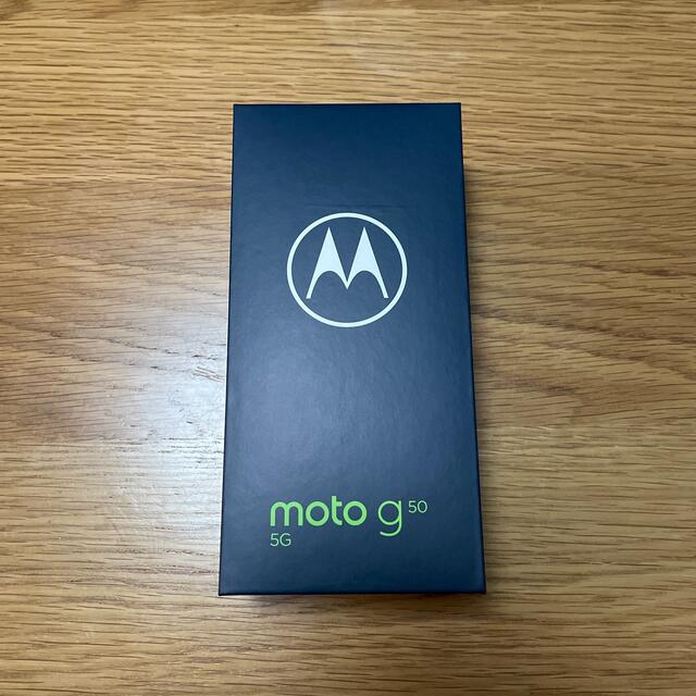 新品未開封　MOTOROLA moto g50 5G メテオグレイ