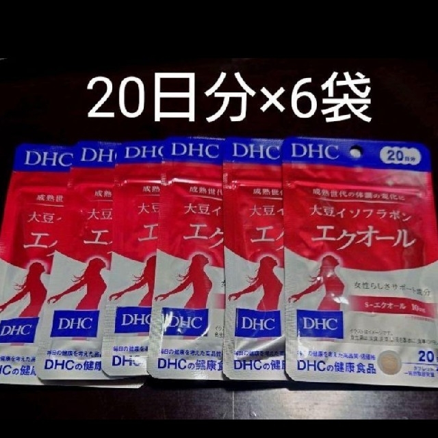 DHC 大豆イソフラボン エクオール 20日分 20粒 6セット 新規上場商品