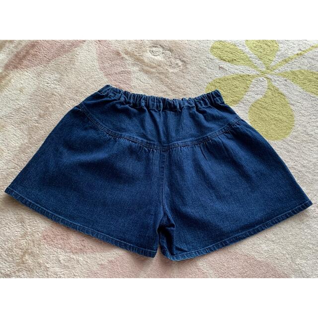 ベルメゾン(ベルメゾン)のデニム　ショートパンツ キッズ/ベビー/マタニティのキッズ服女の子用(90cm~)(パンツ/スパッツ)の商品写真