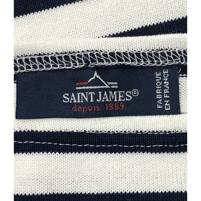 SAINT JAMES(セントジェームス)の美品 セントジェームス ウエッソンボーダーバスクシャツ カットソー メンズ 5 メンズのトップス(Tシャツ/カットソー(七分/長袖))の商品写真