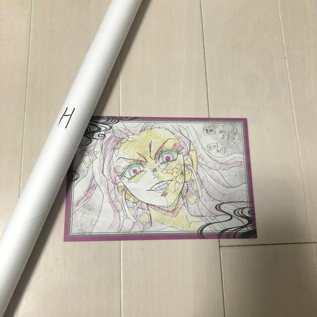 鬼滅の刃 ダイニング 遊郭編 2期 お楽しみくじ 堕姫 H 原画ポスターの
