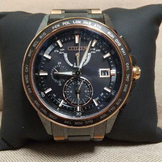 シチズン(CITIZEN)の【保証期間内 ほぼ未使用23.1万】AT9026-52E アテッサブラックチタン(腕時計(アナログ))