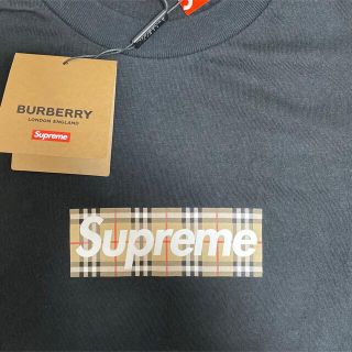 シュプリーム(Supreme)のSupreme®/Burberry® Box Logo Tee LとM(Tシャツ/カットソー(半袖/袖なし))