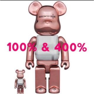 メディコムトイ(MEDICOM TOY)のBearbrick PINK GOLD CHROME 100% 400%(その他)