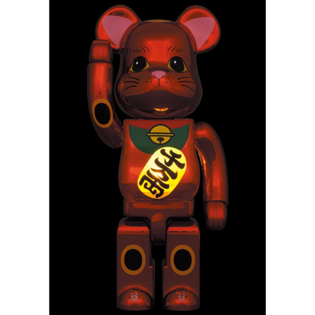 ホビー BE@RBRICK - BE@RBRICK 招き猫 梅金メッキ 発光 400％ 2体セットの通販 by ギズモード's shop｜ベア