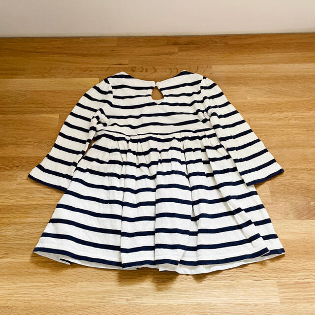 babyGAP(ベビーギャップ)のbaby gap 80サイズ　ボーダーワンピース  キッズ/ベビー/マタニティのベビー服(~85cm)(ワンピース)の商品写真