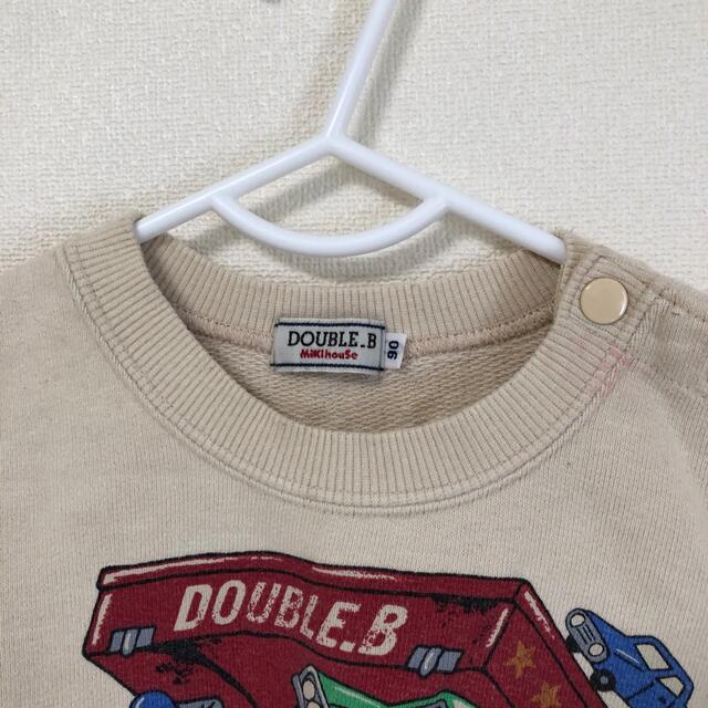 DOUBLE.B(ダブルビー)のDOUBLE.B  トレーナー キッズ/ベビー/マタニティのキッズ服男の子用(90cm~)(Tシャツ/カットソー)の商品写真