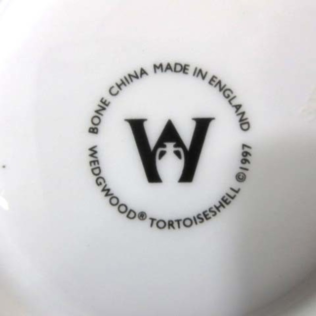 WEDGWOOD(ウェッジウッド)のウェッジウッド トータス ソーサー2客 ヴィンテージ 金彩 茶 ブラウン エンタメ/ホビーの美術品/アンティーク(陶芸)の商品写真