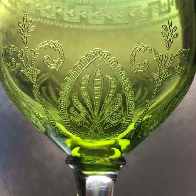 美しいオールドサンルイSAINTLOUISパスツールPasteurワイングラス