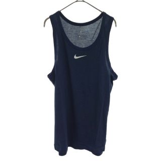 ナイキ(NIKE)のNIKE ナイキ ブリーズ エリート スリーブレス トップ ネイビー 891712-410(タンクトップ)