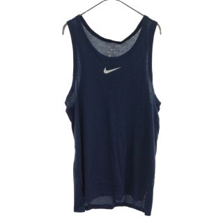 ナイキ(NIKE)のNIKE ナイキ ブリーズ エリート スリーブレス トップ ネイビー 891712-410(タンクトップ)