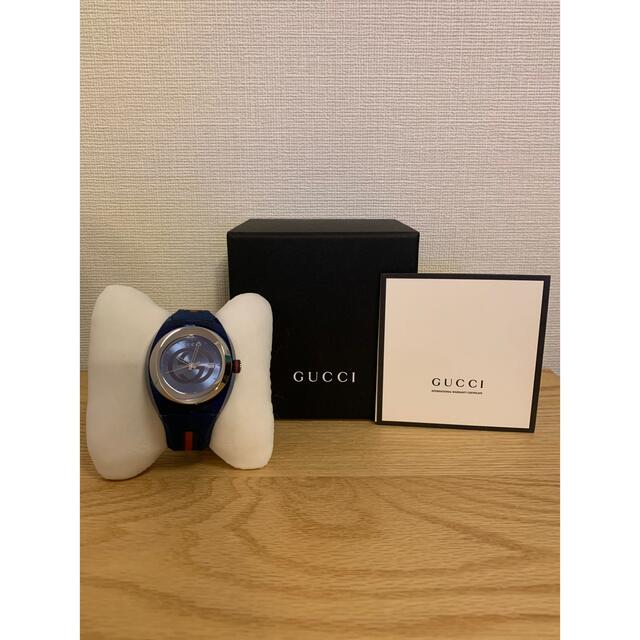 Gucci(グッチ)の【未使用品！】GUCCI 腕時計 YA137104 メンズの時計(腕時計(アナログ))の商品写真