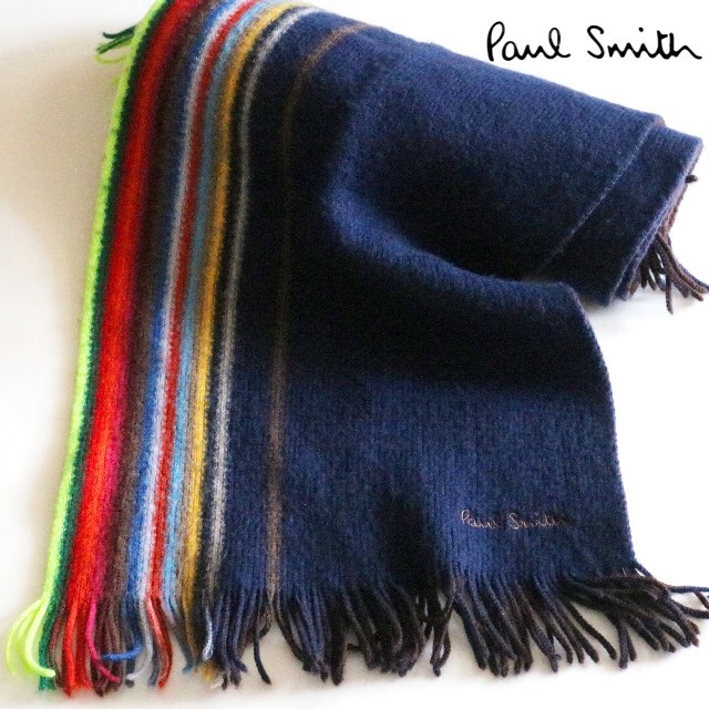 Paul Smith - 【Paul Smith】肉厚 マフラー ストール マルチストライプ ...