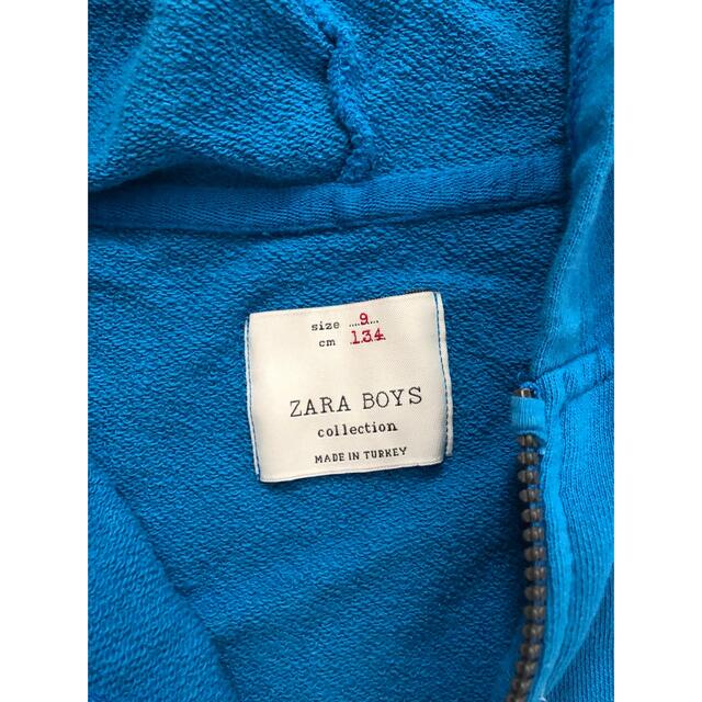 ZARA KIDS(ザラキッズ)のZARA スウェット　パーカー　134 ザラ　美品 キッズ/ベビー/マタニティのキッズ服男の子用(90cm~)(ジャケット/上着)の商品写真