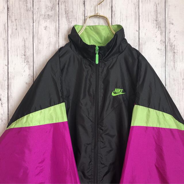 【✨90'S】NIKE  銀タグ ナイキ  ビンテージ ナイロン ジャケット L