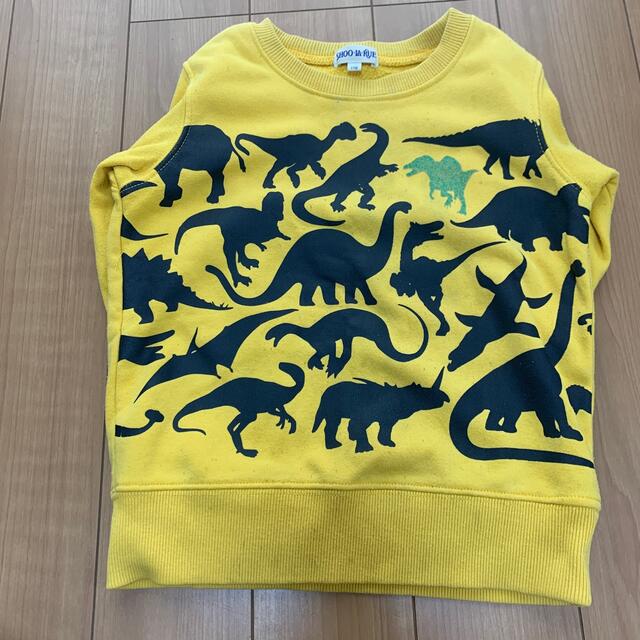 SHOO・LA・RUE(シューラルー)の恐竜キッズトレーナー キッズ/ベビー/マタニティのキッズ服男の子用(90cm~)(Tシャツ/カットソー)の商品写真