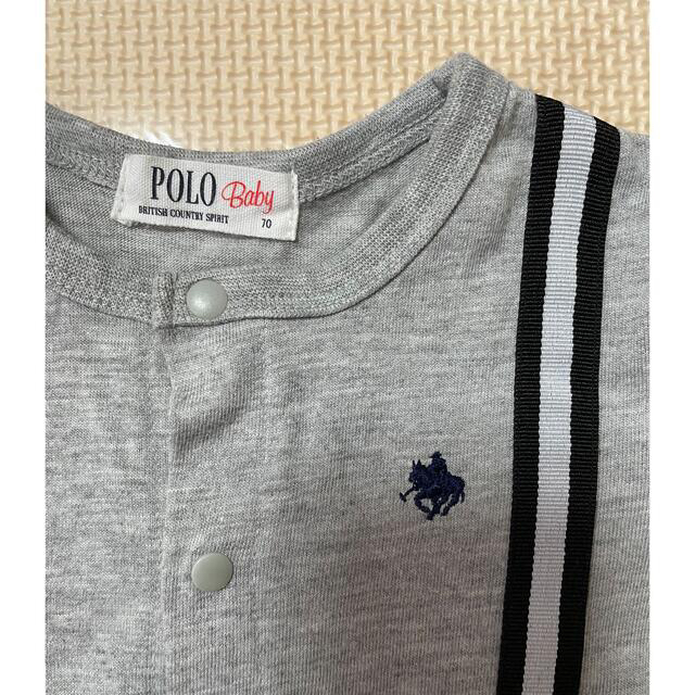 POLO baby 半袖ロンパース  サイズ70 キッズ/ベビー/マタニティのベビー服(~85cm)(ロンパース)の商品写真