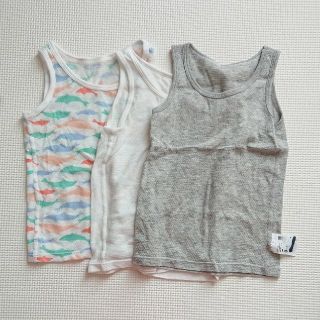 ユニクロ(UNIQLO)のユニクロ メッシュ タンクトップ 肌着 90(下着)