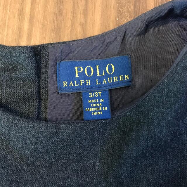 POLO RALPH LAUREN(ポロラルフローレン)のポロラルフローレン  ワンピース　3/3T キッズ/ベビー/マタニティのキッズ服女の子用(90cm~)(ワンピース)の商品写真