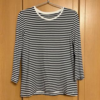 ムジルシリョウヒン(MUJI (無印良品))の無印良品　七分袖Tシャツ（M）(カットソー(長袖/七分))