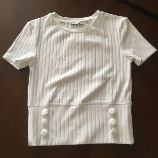 ザラ(ZARA)のZARA トップス(Tシャツ(半袖/袖なし))