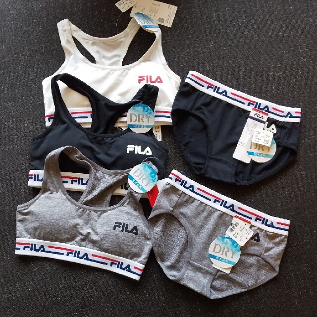ブラック FILA 5点セット ホワイト