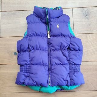 ラルフローレン(Ralph Lauren)のRALPH LAUREN ラルフ ダウンベスト 100 リバーシブル パープル(ジャケット/上着)