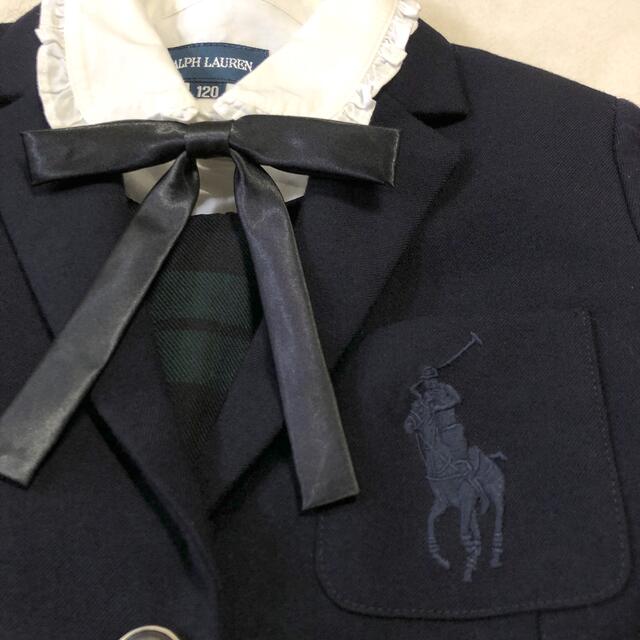 Ralph Lauren(ラルフローレン)のラルフローレン　女の子　卒園入学式　フォーマル3点セット120♡安心の匿名配送♡ キッズ/ベビー/マタニティのキッズ服女の子用(90cm~)(ドレス/フォーマル)の商品写真