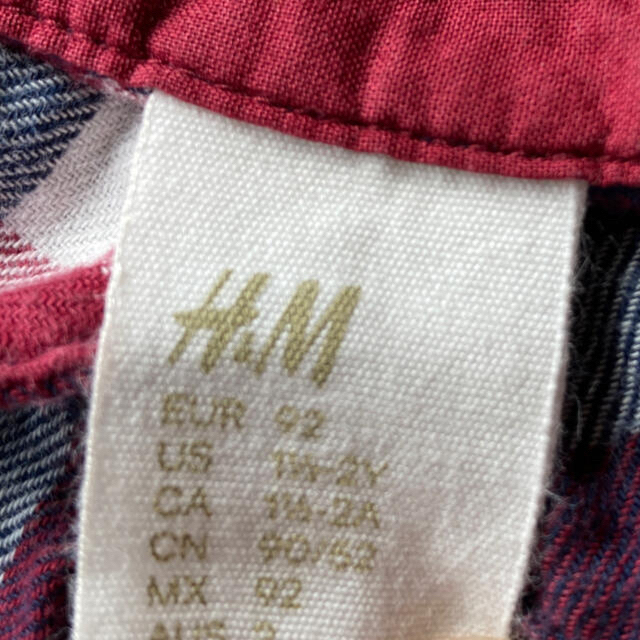 H&M(エイチアンドエム)の92 H&M 長袖ワンピース キッズ/ベビー/マタニティのキッズ服女の子用(90cm~)(ワンピース)の商品写真