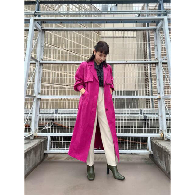 030FSZ30-1080素材SLY❤︎ OVER LONG TRENCH COAT