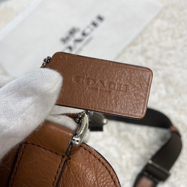 ✨希少✨COACH コーチ ボディバッグ スリングバッグ キャメル ブラウン