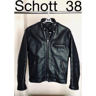 ショット(schott)のschott 【ショット】641  ライダースレザージャケット　38インチ(ライダースジャケット)