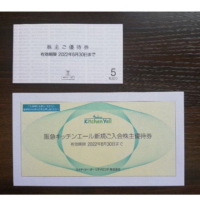 エイチ・ツー・オー リテイリング 株主優待券 a チケットの優待券/割引券(ショッピング)の商品写真