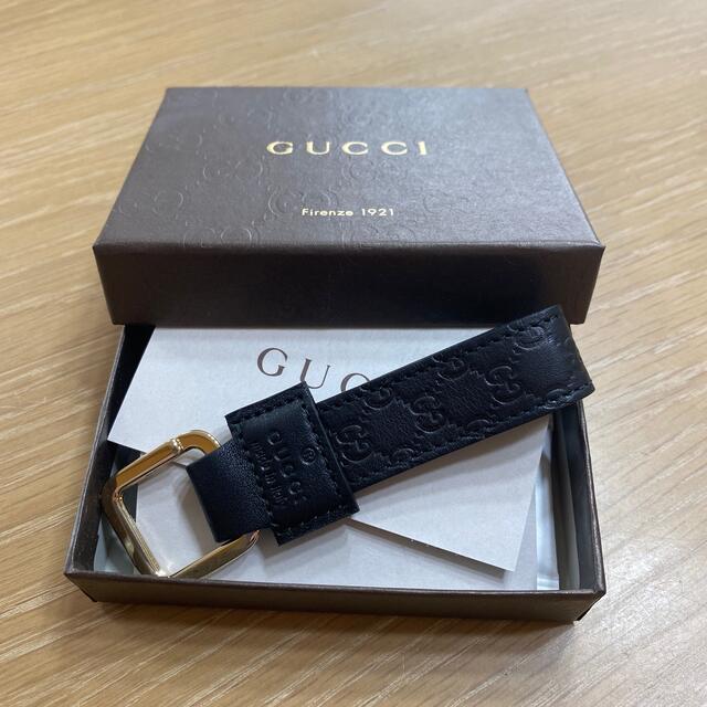 Gucci - 未使用新品 GUCCI グッチ キーホルダー キーリング レザーの通販 by 8200｜グッチならラクマ