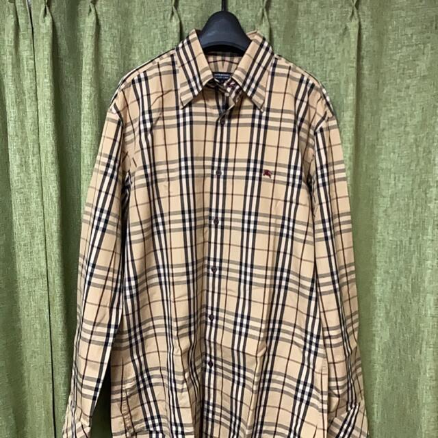 BURBERRY BLACK LABEL(バーバリーブラックレーベル)のバーバリーブラックレーベル　ノバチェック  美品　ベージュ メンズのトップス(シャツ)の商品写真