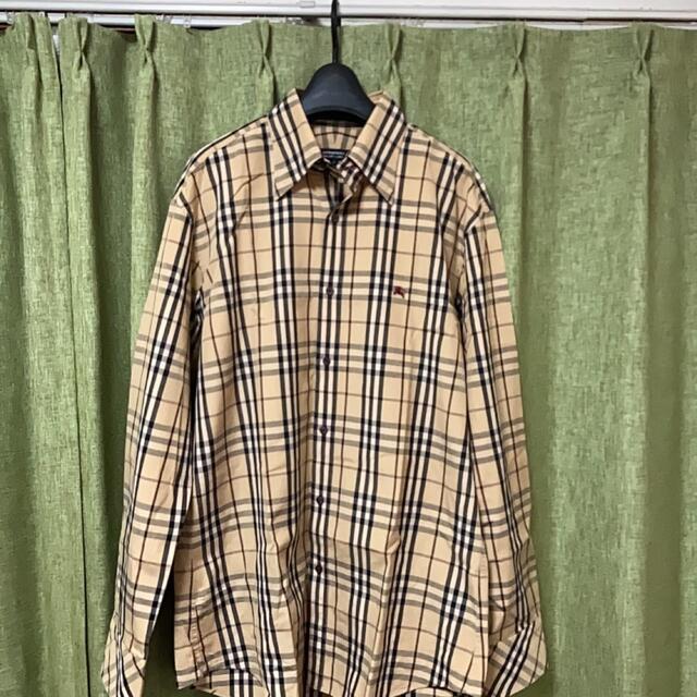 BURBERRY BLACK LABEL(バーバリーブラックレーベル)のバーバリーブラックレーベル　ノバチェック  美品　ベージュ メンズのトップス(シャツ)の商品写真