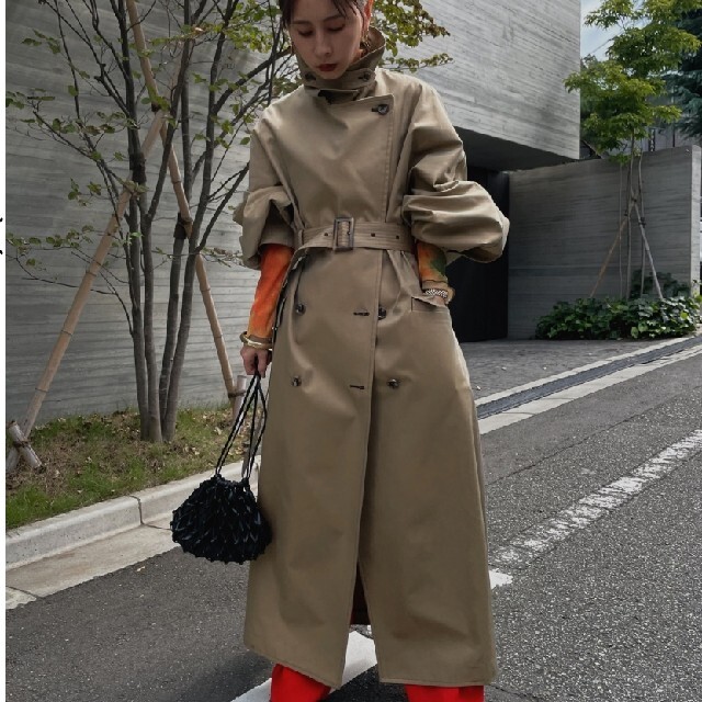 AmeriVINTAGE TURKEY ORGANIC フレアートレンチコート-