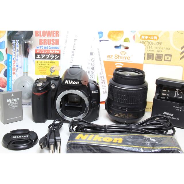 ❤️Nikon D3000 ☆Wi-Fi ☆迷ったらこのカメラ!☆おすすめ入門機 ❤️Nikon D3000 ☆Wi-Fi ☆迷ったらこのカメラ!☆おすすめ入門機