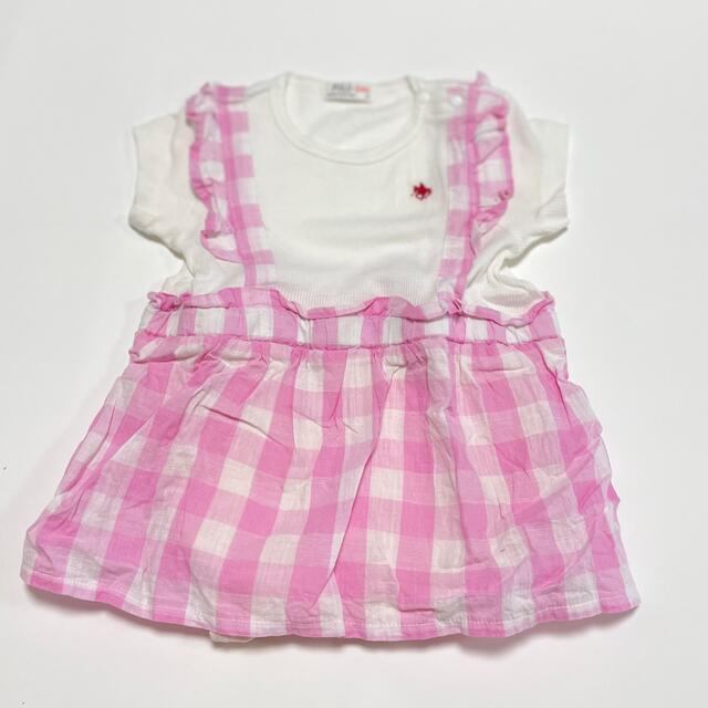 POLO RALPH LAUREN(ポロラルフローレン)のPOLO baby  ワンピース キッズ/ベビー/マタニティのベビー服(~85cm)(ワンピース)の商品写真