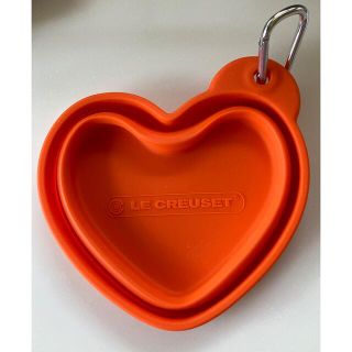 ルクルーゼ(LE CREUSET)の【新品】未使用　ル・クルーゼ　ペット用　シリコンボウル 餌 水 折りたたみ　(犬)