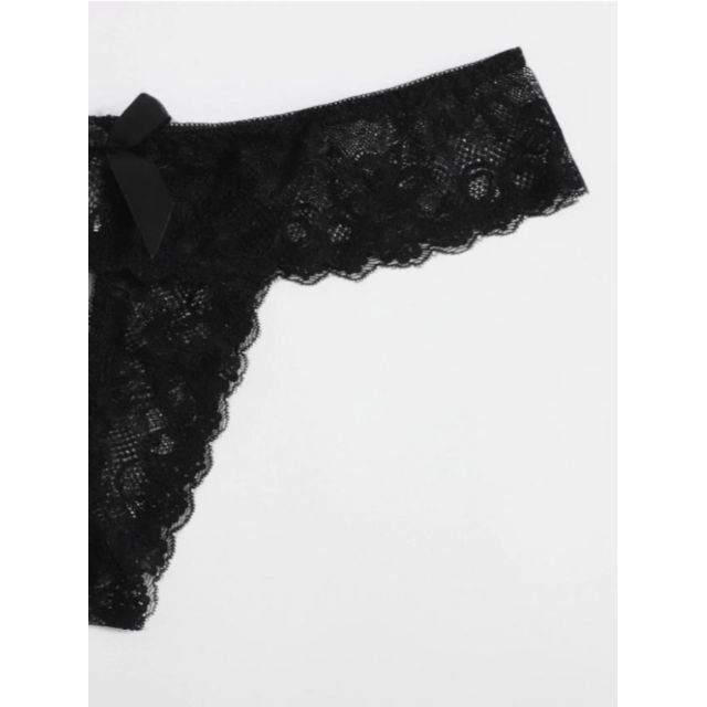 2XL オープンクロッチ ショーツ ブラック 大きいサイズ セクシーランジェリー
