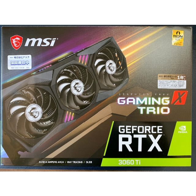 MSI Geforce RTX 3060Ti GamingX Trio 非LHR