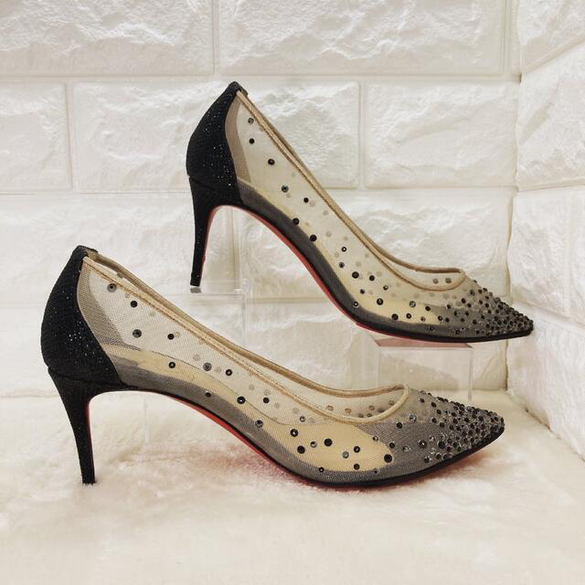 たらず Christian Louboutin - 最高級✨ルブタン 21.5cm メッシュ