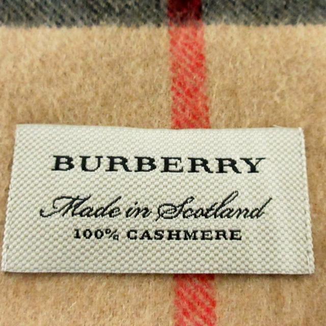 BURBERRY(バーバリー)のバーバリー マフラー美品  - カシミヤ レディースのファッション小物(マフラー/ショール)の商品写真