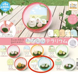 ガチャ　すみっコぐらし　カプセル　テラリウム　とかげ&にせつむり(キャラクターグッズ)