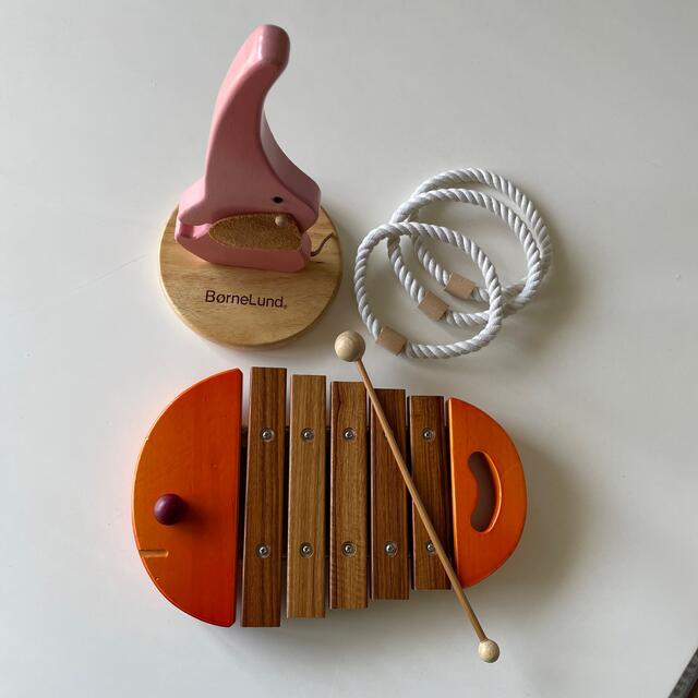 BorneLund(ボーネルンド)の専用⭐︎ボーネルンド⭐︎おさかなベビーシロフォン木琴⭐︎ゾウさん輪投げ⭐︎ キッズ/ベビー/マタニティのおもちゃ(楽器のおもちゃ)の商品写真