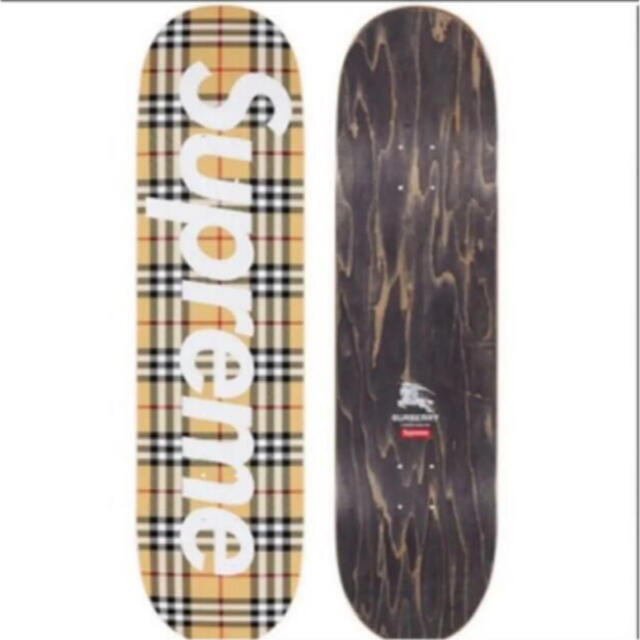 Supreme(シュプリーム)のSupreme Burberry Skateboard   Beige   スポーツ/アウトドアのスポーツ/アウトドア その他(スケートボード)の商品写真