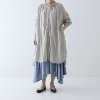 ネストローブ(nest Robe)のネストローブ♡リネンギャザーチュニック(チュニック)