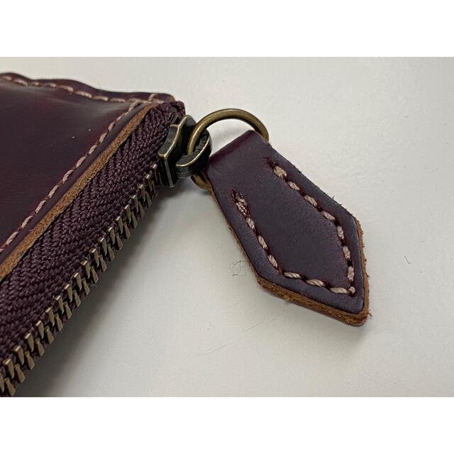 ホーウィン/レザー/カードケース/財布/小銭入/L字/コインケース/美品/未使用